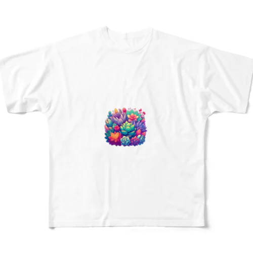 サキュレントパレット All-Over Print T-Shirt