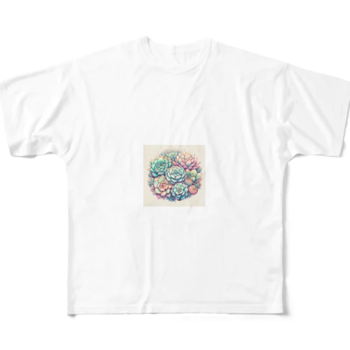 セリーンサキュレンツ All-Over Print T-Shirt