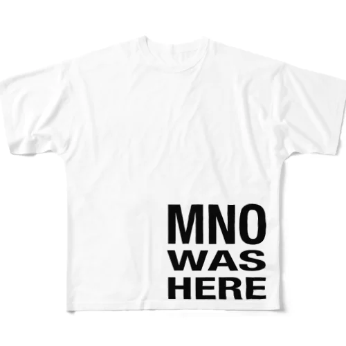 Muneo WAS HERE フルグラフィックTシャツ