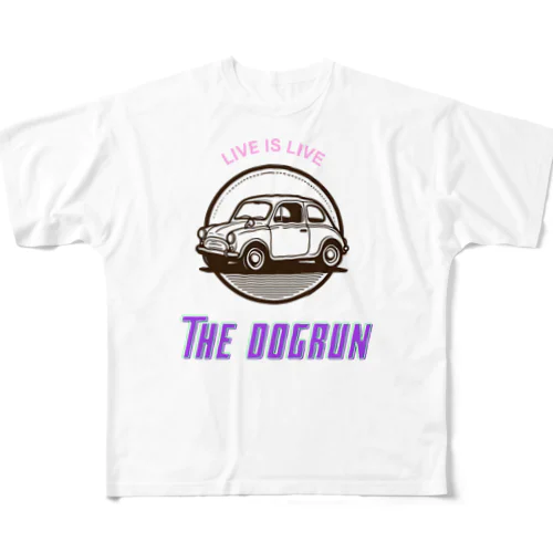 THE DOGRUN CAR  water mark フルグラフィックTシャツ