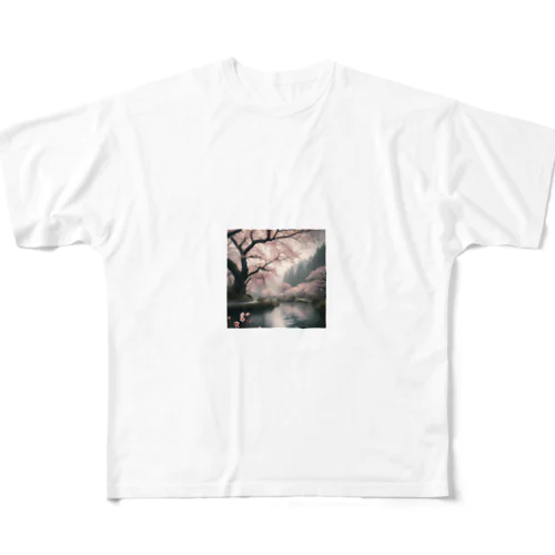 amesakura All-Over Print T-Shirt