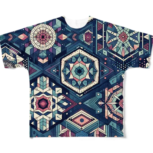 幾何学模様ラボ4 All-Over Print T-Shirt