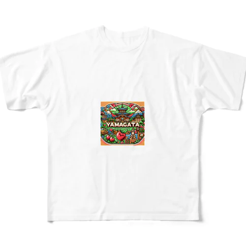 山形県 All-Over Print T-Shirt