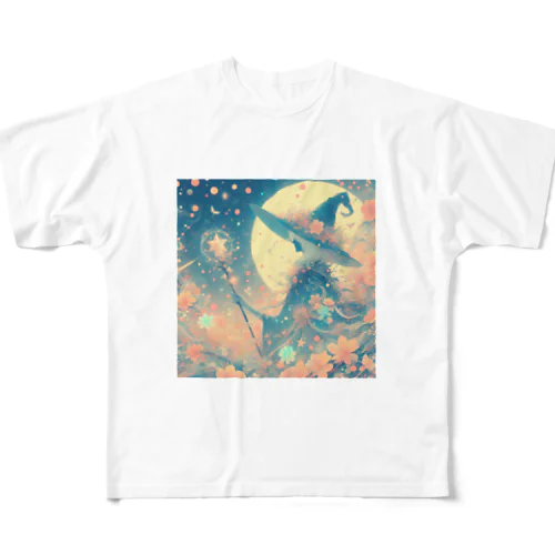 魔法使い All-Over Print T-Shirt