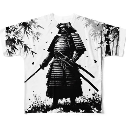 武士 All-Over Print T-Shirt