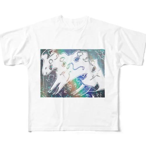 自然✨🗻🌿‬ エネルギー♪ All-Over Print T-Shirt