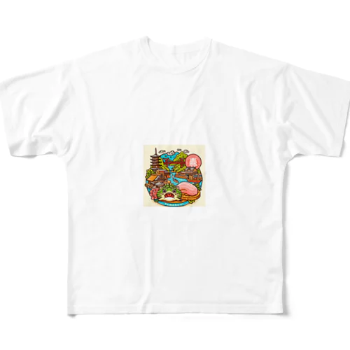 山口県 フルグラフィックTシャツ