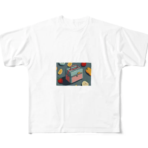 ミニ弁当と学食の時間 All-Over Print T-Shirt
