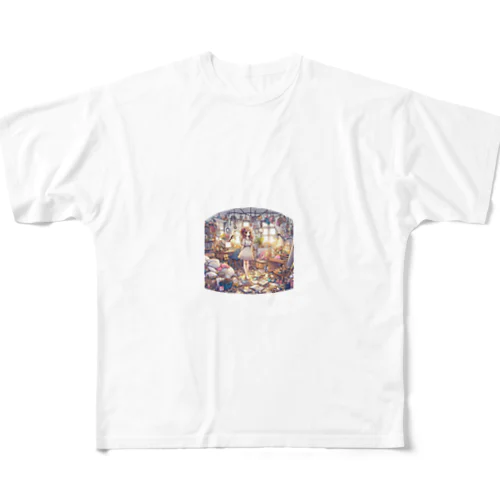 働いたら負け（裏と表） All-Over Print T-Shirt