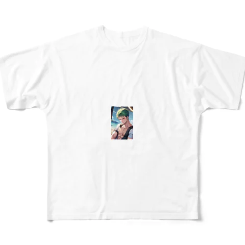 ゾロ風 All-Over Print T-Shirt