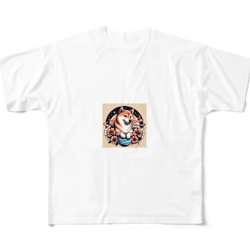 全世界人気の柴犬 All-Over Print T-Shirt
