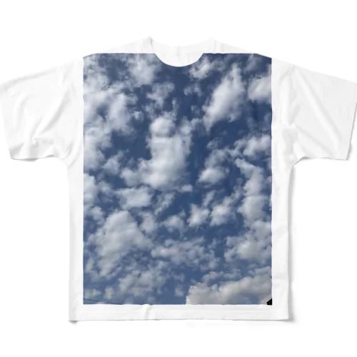 4月13日の青空 フルグラフィックTシャツ