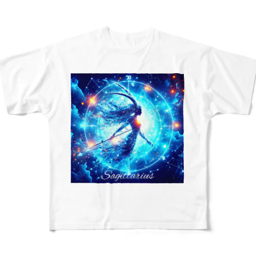 星のきらめき　射手座イメージ All-Over Print T-Shirt