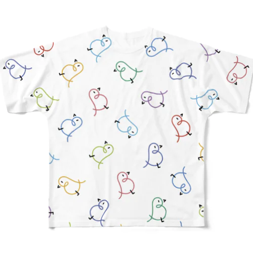 B-Bird random（1000円寄付） フルグラフィックTシャツ