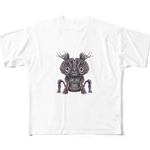 ヤミdog 犬ちゃん フルグラフィックTシャツ