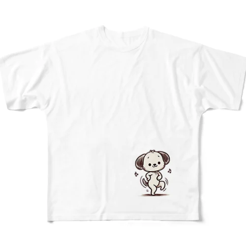 パリピ犬 All-Over Print T-Shirt