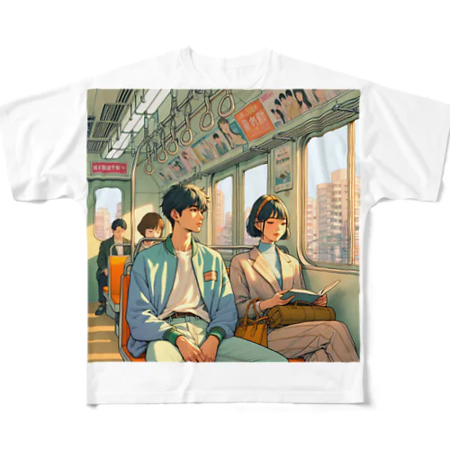 citypop フルグラフィックTシャツ