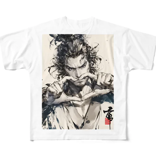 ラブサムライ All-Over Print T-Shirt