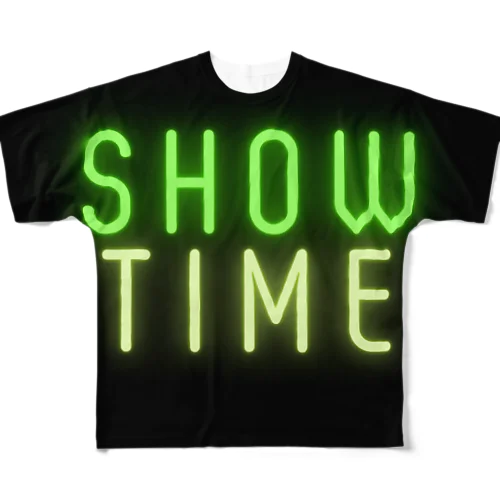 SHOW TIME（ショータイム） フルグラフィックTシャツ