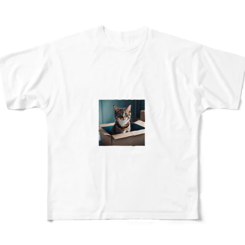 家族になりたい猫 フルグラフィックTシャツ