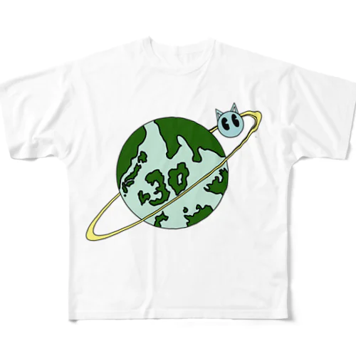 ムータんは地球を救える🌍 フルグラフィックTシャツ