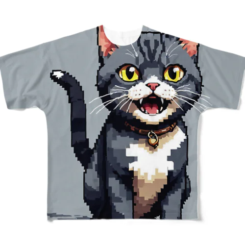 にゃーな猫ちゃん All-Over Print T-Shirt