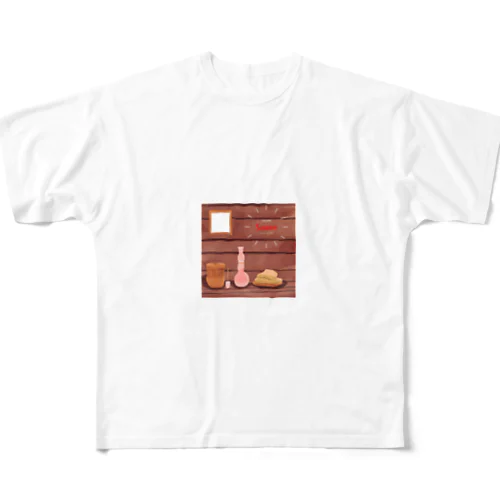 Attaka Sauna フルグラフィックTシャツ