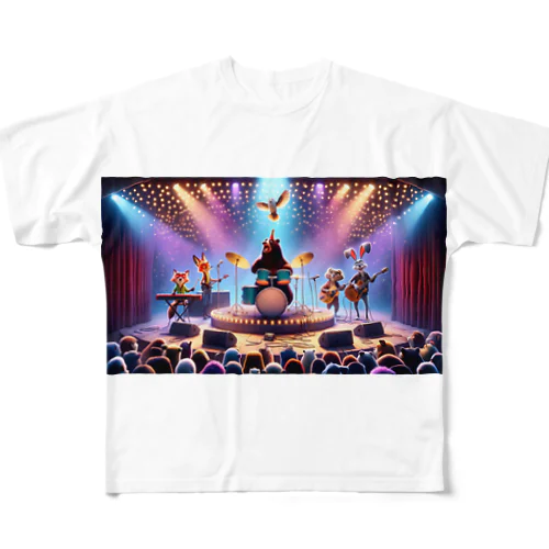 アニマルビートライブ！：スターライトセッション All-Over Print T-Shirt