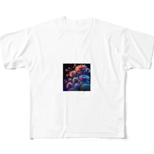 幻想的な花 3 All-Over Print T-Shirt