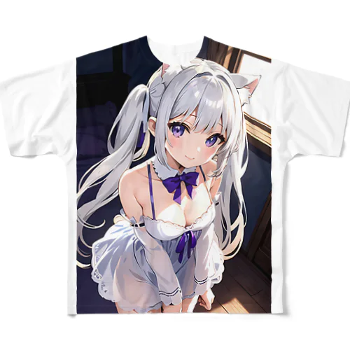 魔法猫少女ルナ 「ルナのお部屋！」06 高校生 フルグラフィックTシャツ