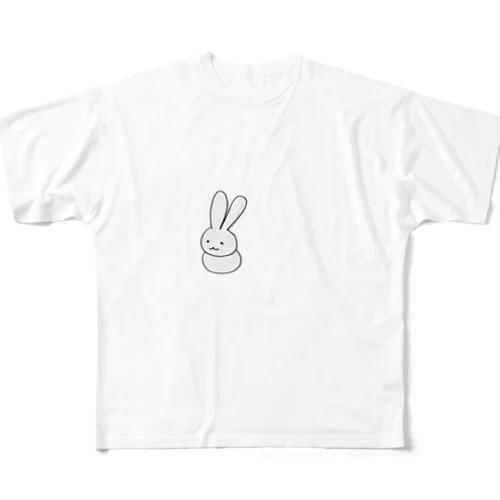 しらたまうさぎ フルグラフィックTシャツ