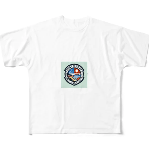 Coast to coast フルグラフィックTシャツ