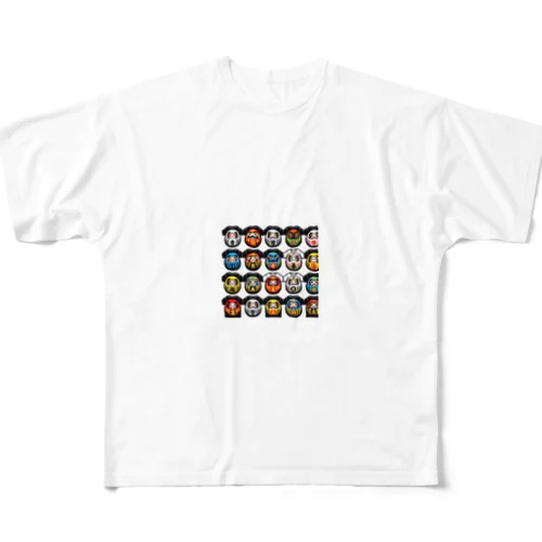 DaRuMaの集結 All-Over Print T-Shirt
