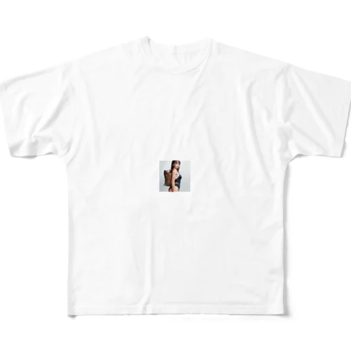 スク水美女 All-Over Print T-Shirt