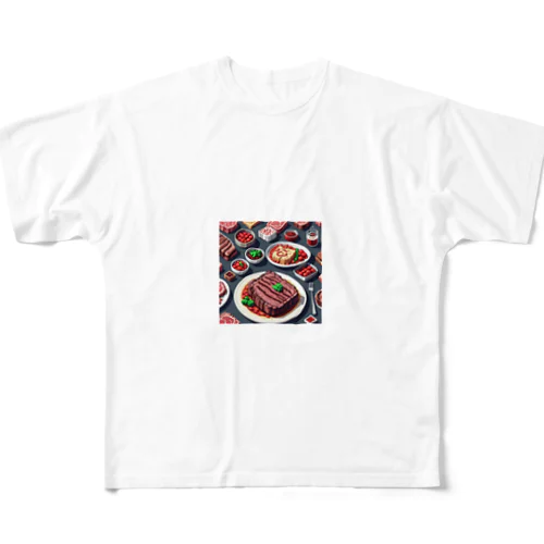 お肉ベスト All-Over Print T-Shirt