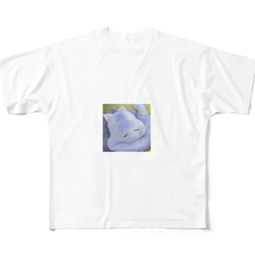 癒やしの猫 All-Over Print T-Shirt