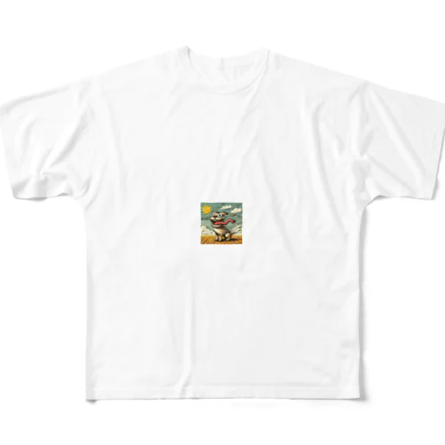わんカッパー All-Over Print T-Shirt