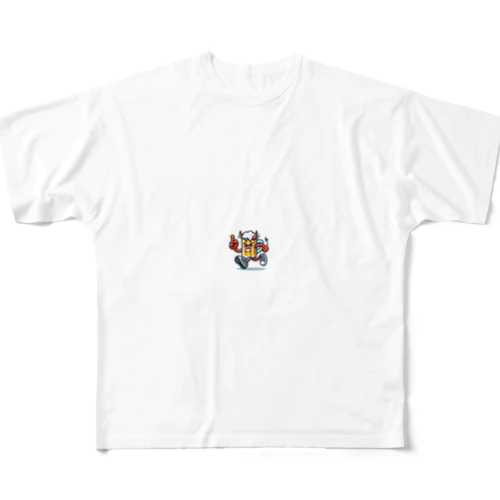 ランニングビールくん All-Over Print T-Shirt