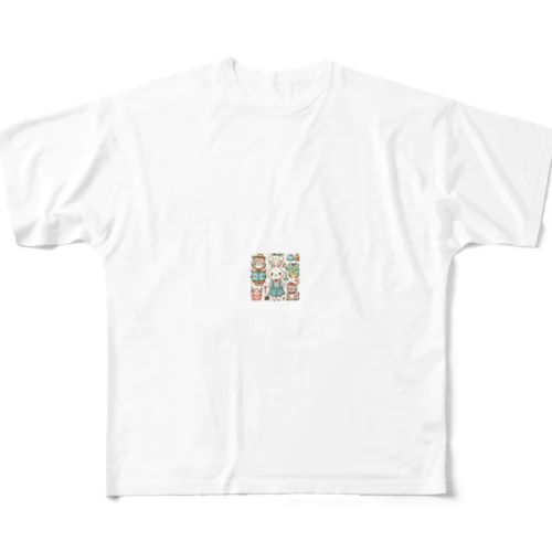 animals All-Over Print T-Shirt
