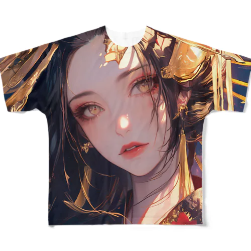 星空を彩る夜の姫　Marsa 106 フルグラフィックTシャツ