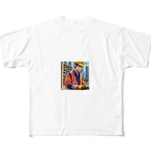 ゼネコンくん All-Over Print T-Shirt