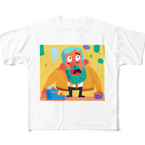 気配りができる男 All-Over Print T-Shirt