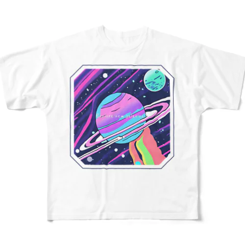 新たな銀河を探索せよ All-Over Print T-Shirt