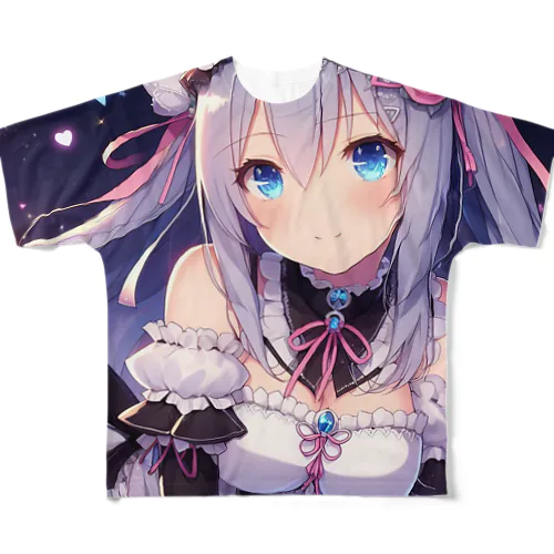 夢乃みや All-Over Print T-Shirt