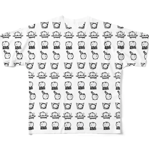 シロハム・ヘル All-Over Print T-Shirt