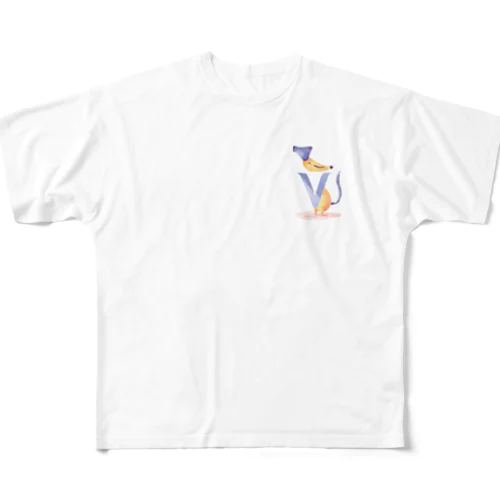 子リスのVIC フルグラフィックTシャツ