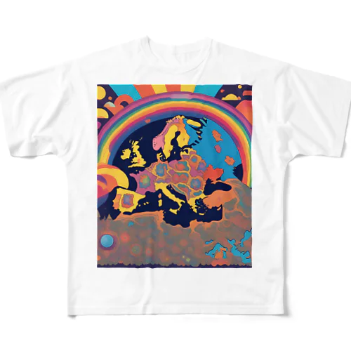 Europe All-Over Print T-Shirt