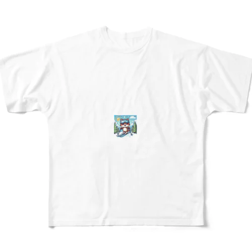 ふわふわねこ All-Over Print T-Shirt