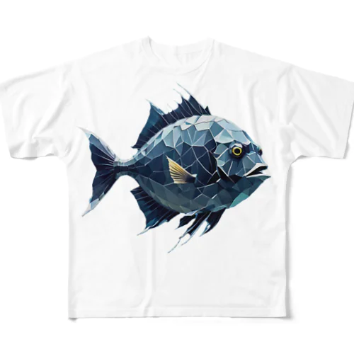 ボス魚１ フルグラフィックTシャツ