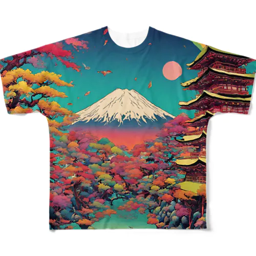 NIPPON フルグラフィックTシャツ